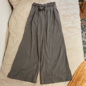 Urban outfitters wide leg green pants <3